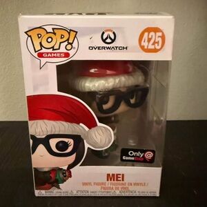 Funko Overwatch Mei Figure with Red and White